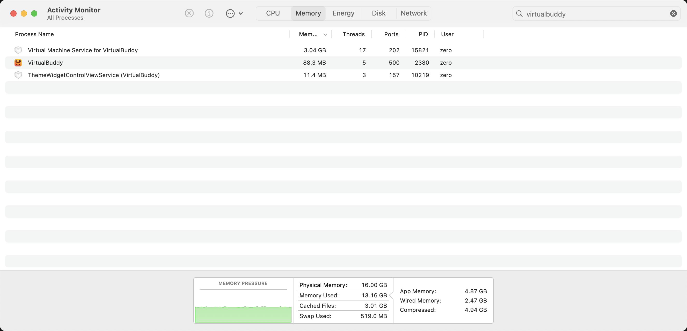 virtualbuddy的memory image
